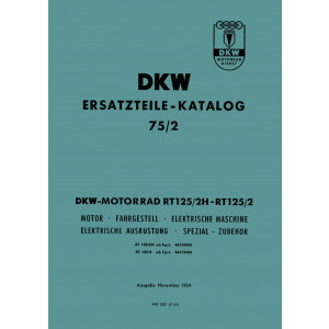 DKW RT125/2 und RT125/2H Ersatzteilkatalog