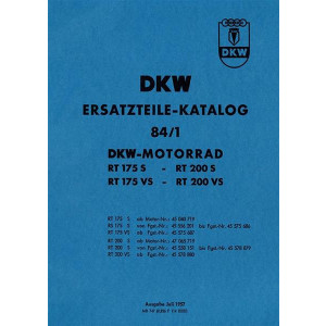 DKW RT175 S / SVS und RT200 S / SVS Ersatzteilkatalog