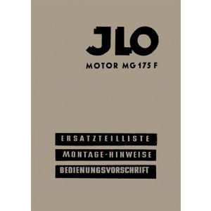 ILO MG175F Bedienung Montage Ersatzteile