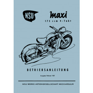 NSU Maxi Betriebsanleitung