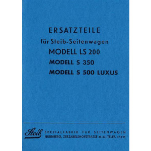 Steib LS200 S350 und S500 Luxus Ersatzteilkatalog