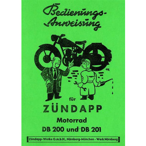 Zündapp DB200 und DB201 Betriebsanleitung