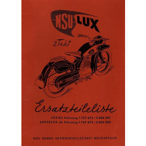 NSU Lux und Superlux Ersatzteilliste