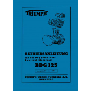 Triumph BDG125 Betriebsanleitung