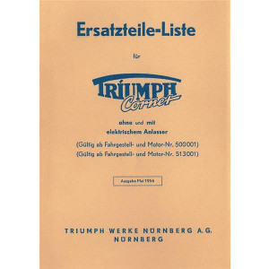 Triumph Cornet 200 Ersatzteilkatalog