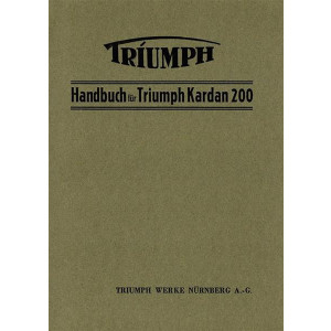 Triumph Kardan 200 Betriebsanleitung
