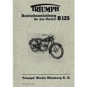 Triumph B125 Betriebsanleitung