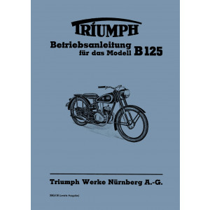 Triumph B125 Betriebsanleitung