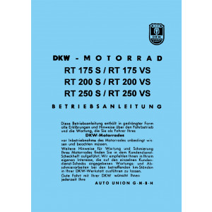 DKW RT175 RT200 RT250 Betriebsanleitung