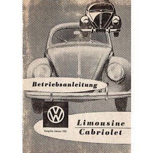 VW Käfer 1200 Betriebsanleitung