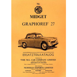 MG Midget Ersatzteilkatalog