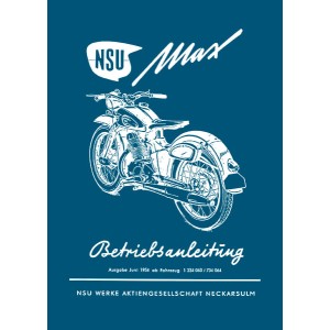 NSU Max Standard Betriebsanleitung
