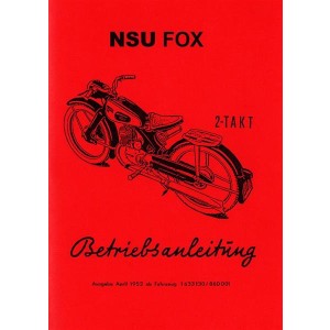 NSU Fox Betriebsanleitung