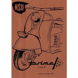 NSU Prima Roller III und V Betriebsanleitung