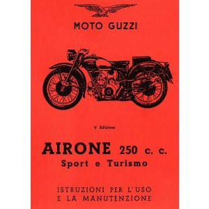 Moto Guzzi Airone 250 Sport & Tourismo Betriebsanleitung
