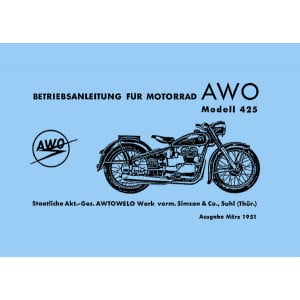 AWO 425 Betriebsanleitung