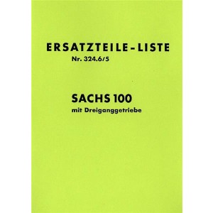 Sachs 100 Motor mit Dreiganggetriebe Ersatzteilliste