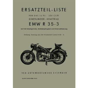 EMW R35/2 und R35/3 Ersatzteilkatalog