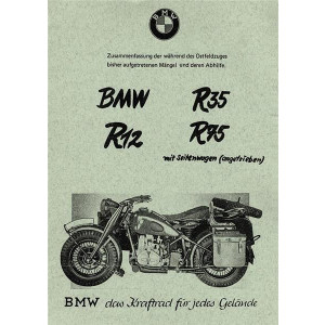 BMW R75 R35 R12 Reparatur und Wartung