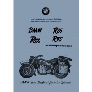 BMW R75 R35 R12 Reparatur und Wartung