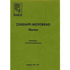 Zündapp Norma Betriebsanleitung
