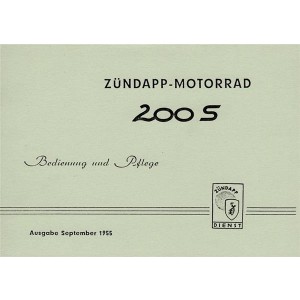 Zündapp 200S Betriebsanleitung