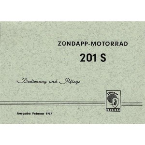 Zündapp 201S Betriebsanleitung