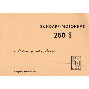 Zündapp 250S Betriebsanleitung