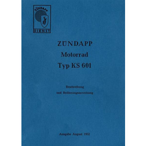 Zündapp KS601 Betriebsanleitung