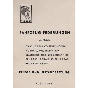 Zündapp Fahrzeug-Federungen / Pflege und Instandsetzung