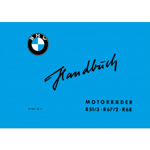 BMW R51/3 R67/2 R68 Betriebsanleitung