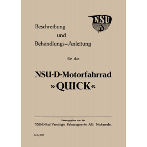 NSU Quick Betriebsanleitung