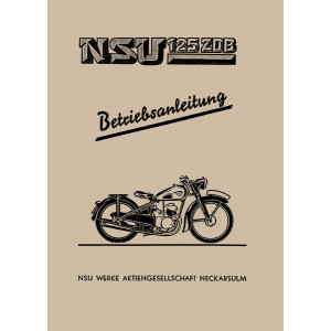 NSU 125ZDB Betriebsanleitung