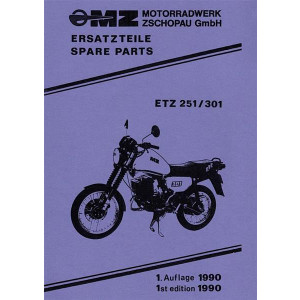 MZ ETZ251 und ETZ301 Ersatzteilkatalog