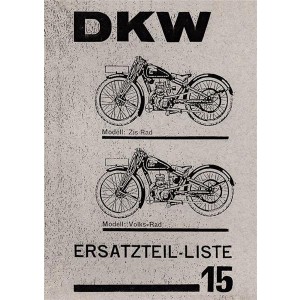 DKW Zis-Rad und Volks-Rad Ersatzteilkatalog