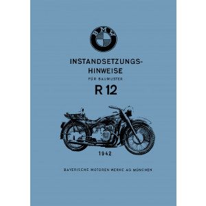 BMW R12 - Wehrmacht -  Reparaturanleitung