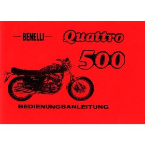 Benelli 500 Quattro Betriebsanleitung