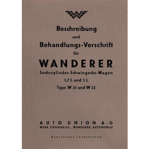 Wanderer W21 und W22 Bedienungsanleitung