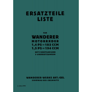 Wanderer Motorräder Ersatzteilkatalog