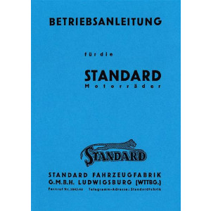 Standard Motorräder Betriebsanleitung