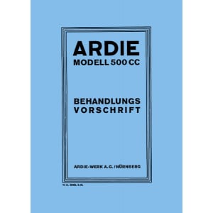 Ardie 500 Betriebsanleitung