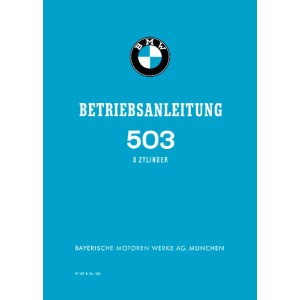 BMW 503 Betriebsanleitung