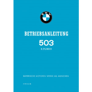 BMW 503 Betriebsanleitung