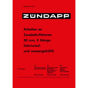 Zündapp - Arbeiten an Zweitakt-Motoren mit 50 ccm