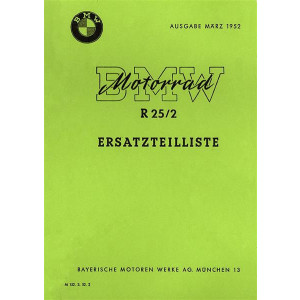 BMW R25/2 Ersatzteilkatalog