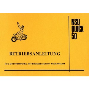 NSU Quick 50 Betriebsanleitung