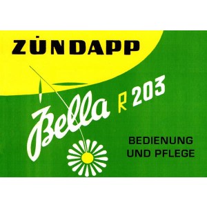 Zündapp Bella R203 Betriebsanleitung