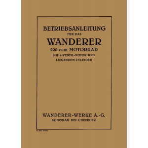 Wanderer 200 ccm Motorrad Betriebsanleitung