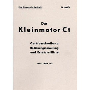 Der Kleinmotor C1 Gerätbeschreibung
