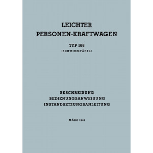 VW Typ 166 Betriebsanleitung
